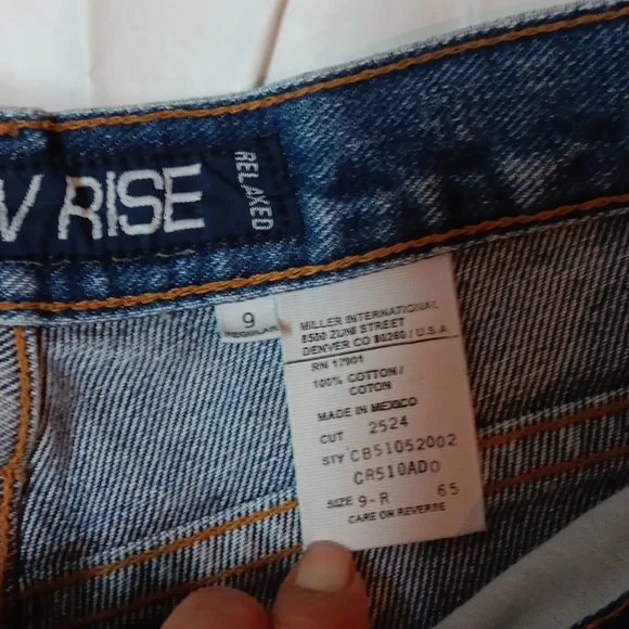 Cruel Girl Low Rise Relaxed Classic Blue Denim Jeans Junior's Size 9 - Picture 5 of 16